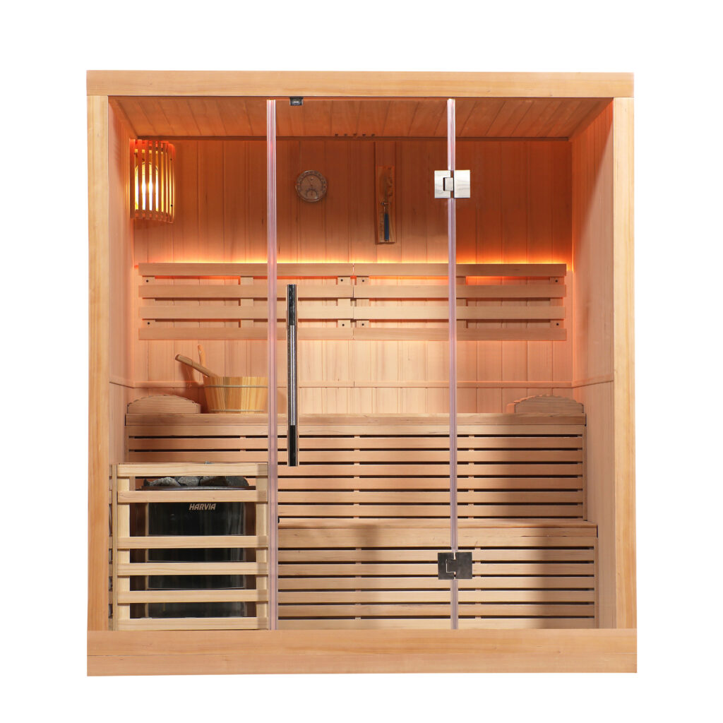 Finnish Sauna CALINE-XXL 1800x1300x2000mm with Furnace 6kW