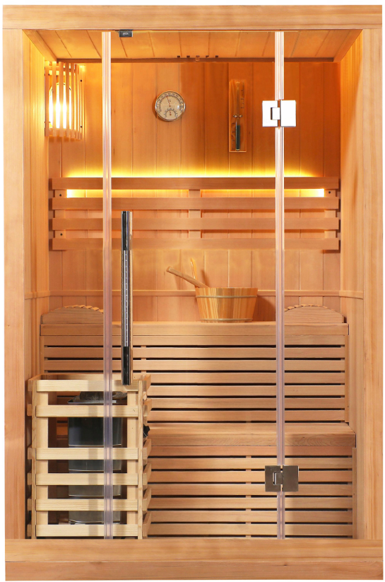 Finnish Sauna CALINE-M 1300x1200x2000mm with Furnace 3,5kW