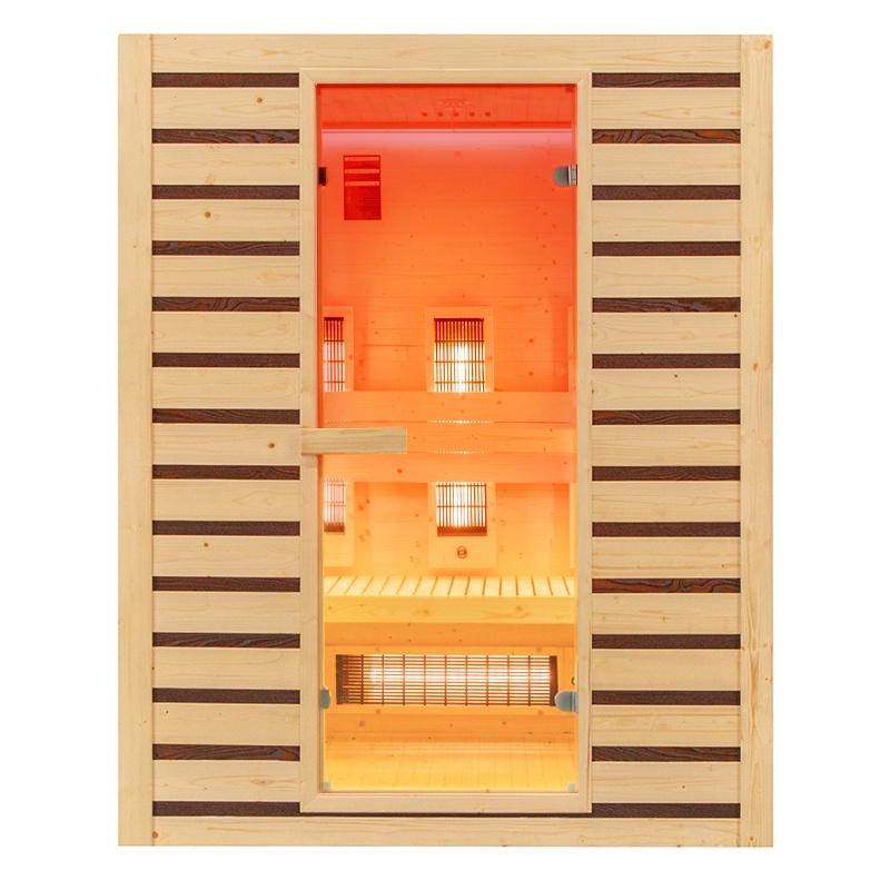 Infrared Sauna SEVIL Maxi Quartz with Himalayan Salt Panel 1530x1100x1900mm