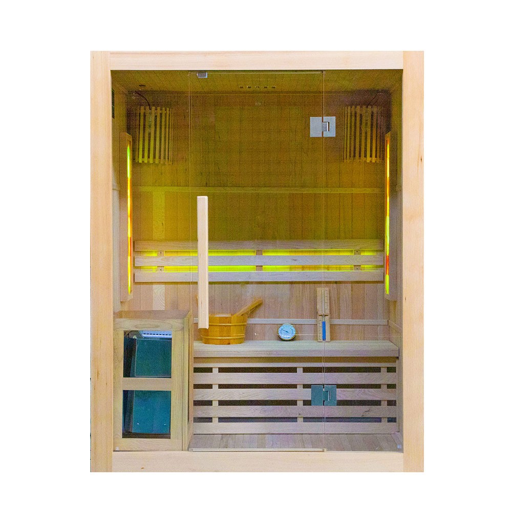 Finnish sauna ALCOR Salt Stone 1500x1200x1900mm