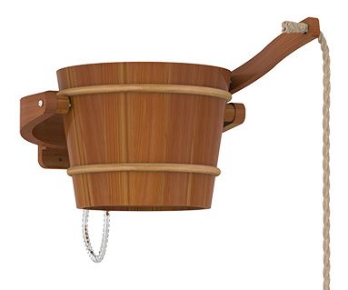 Bosun Bucket (Sauna Shower Bucket) 18 Litres Cedar
