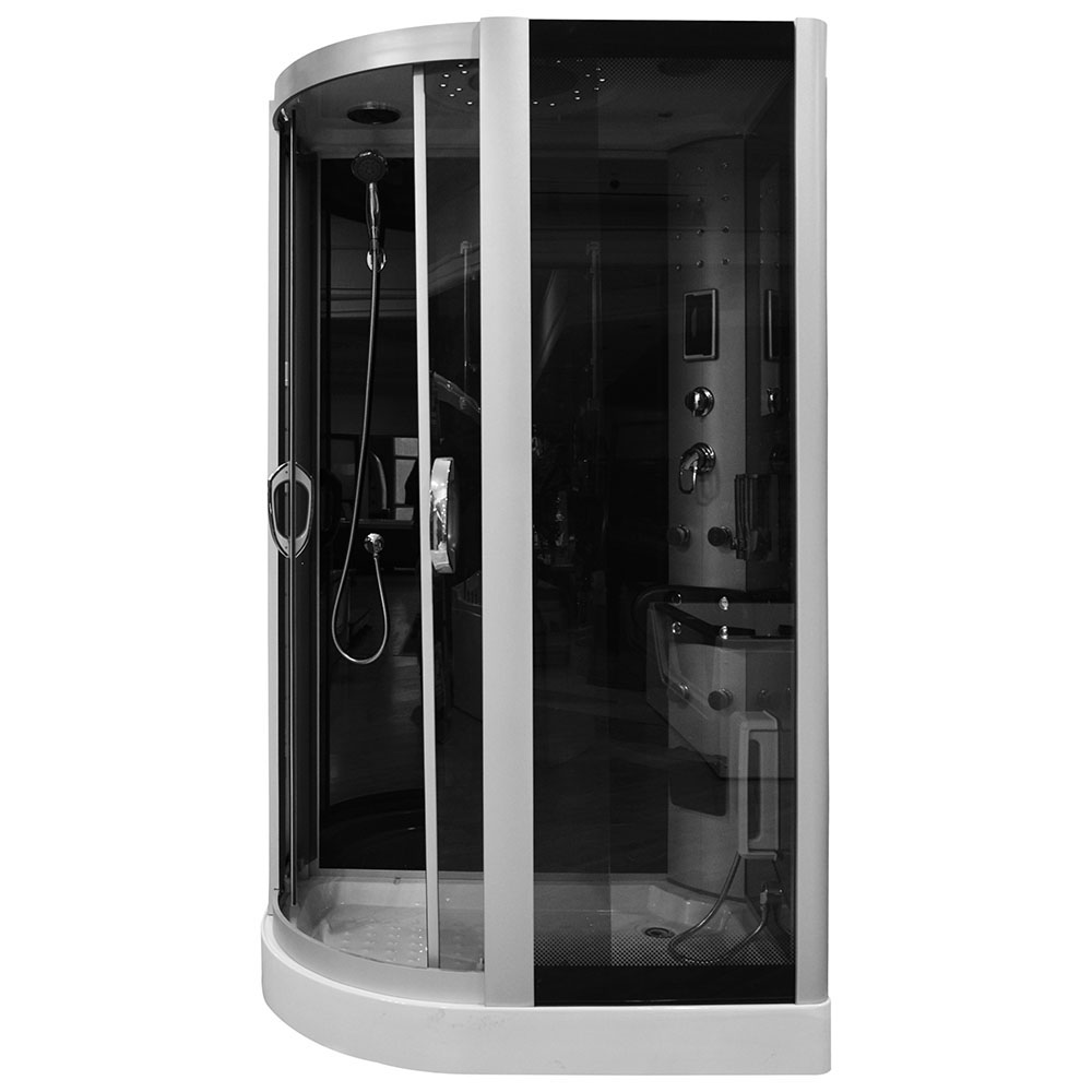 CALISTE 09914 Steam, Black - Left 1200 × 850 × 2250 mm