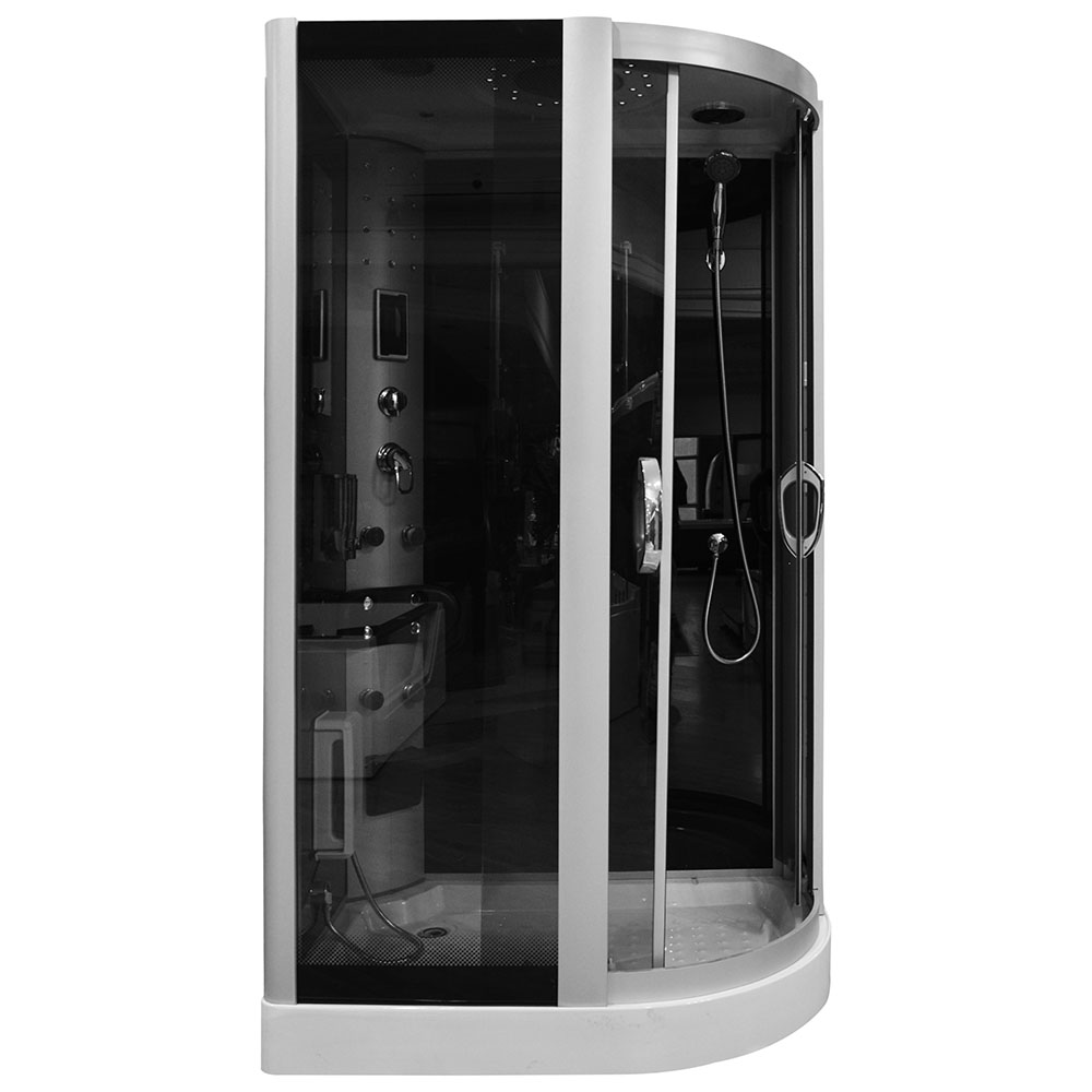 CALISTE 09914 Steam, Black - Right 1200 × 850 × 2250 mm