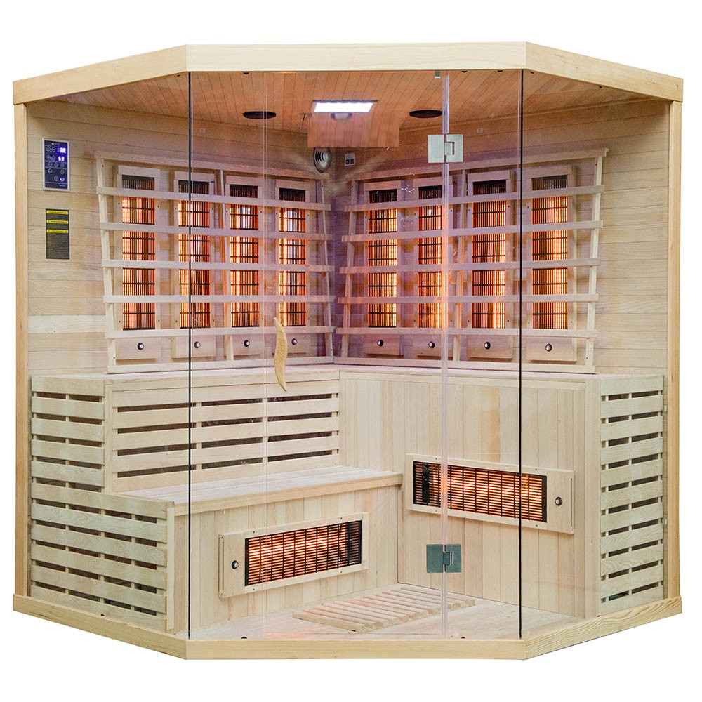 Infrared Sauna LANA MAXI Salt panel 1800 × 1800 × 2000 mm