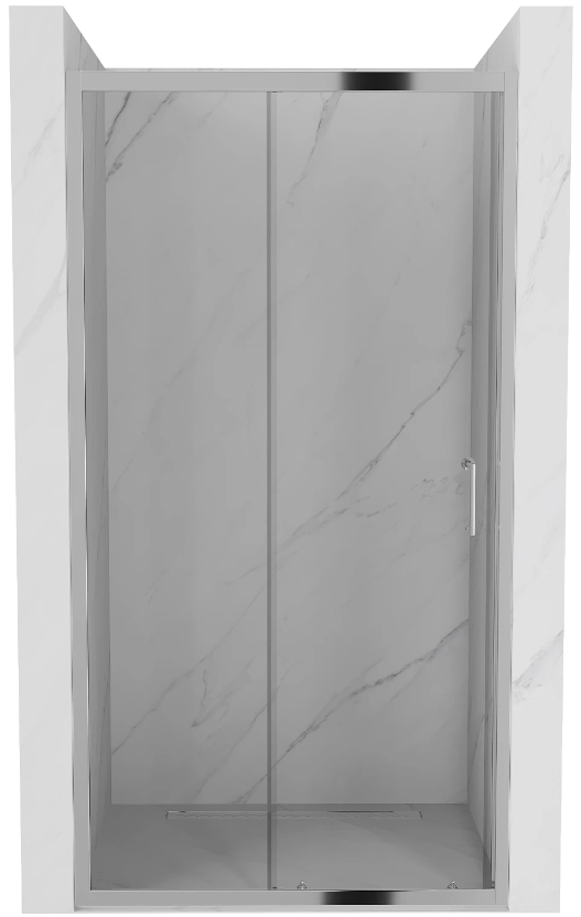 Shower door sliding ATIA chrome 1000mm