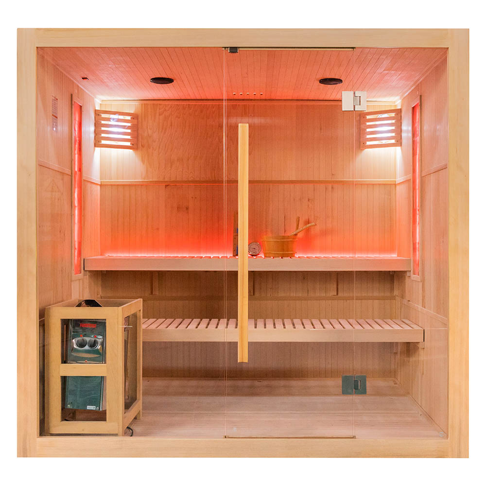 Finnish Sauna LYRA Salt Stone 2100x1600x2000 mm