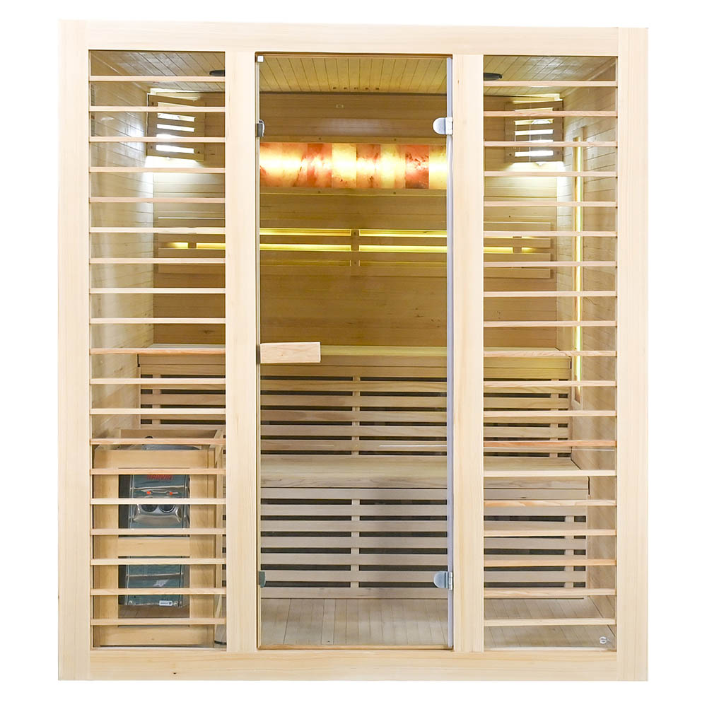 Finnish Sauna ORION Salt Stone 1800x1800x2000 mm
