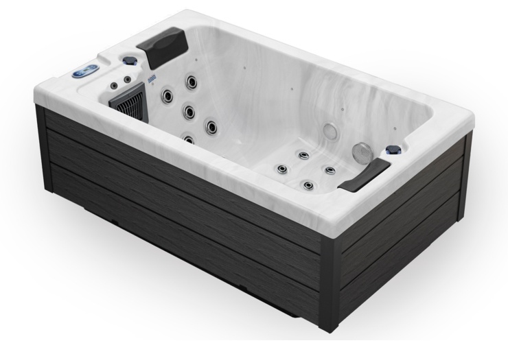 Hot Tub AMAYA 1201, 2160 x 1250 x 740 mm Grey/Grey
