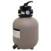 Pool sand filter with a 4-way valve